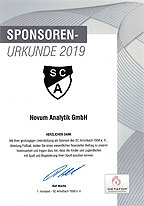 Novum Analytik - Sponsor SC Amorbach